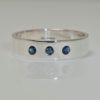 Crystallure-Band-Ring-4mm-Silver-Blue