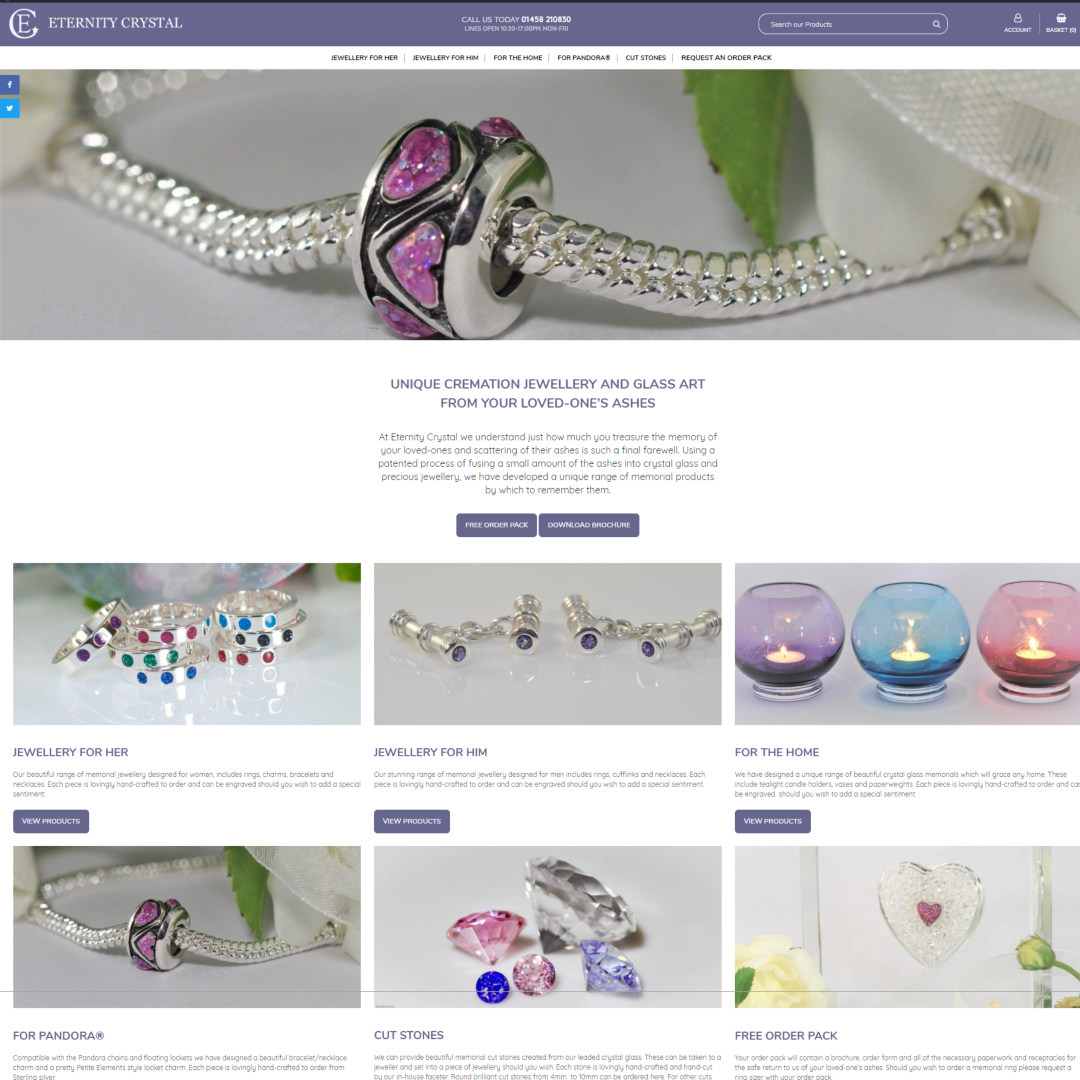 New site Launch eternitycrystal